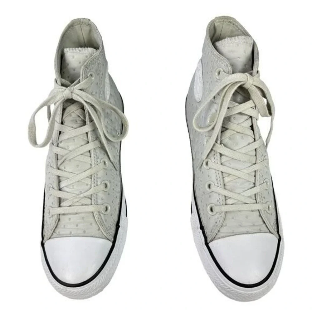 Converse Sneakers Womens 8 All Star Chuck Taylor Neoprene Hi Top Gray Shoes - Picture 4 of 11